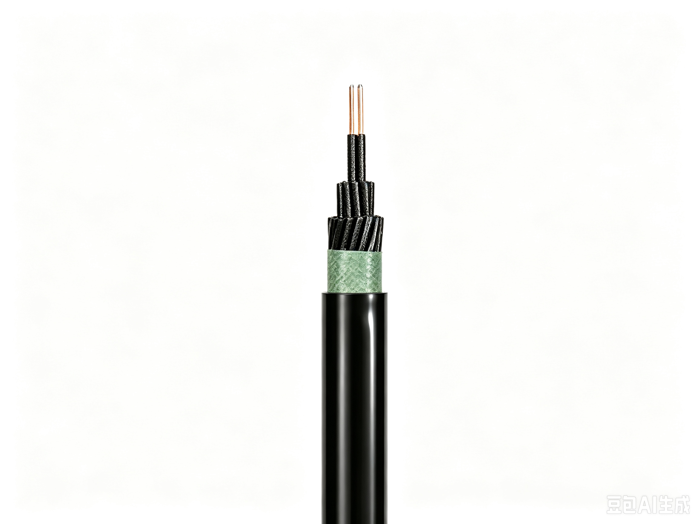 Plastic insulated control cable